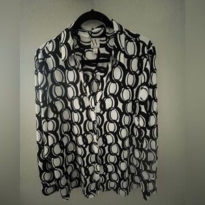 Womens silk button up (never worn)